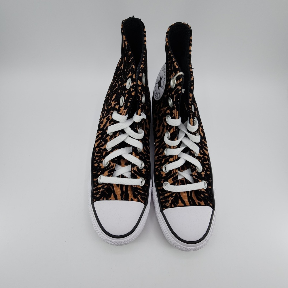 Converse Chuck Taylor All Star Sneaker Women 6.5 Animal Print Velvet Burnout NEW - Picture 4 of 10